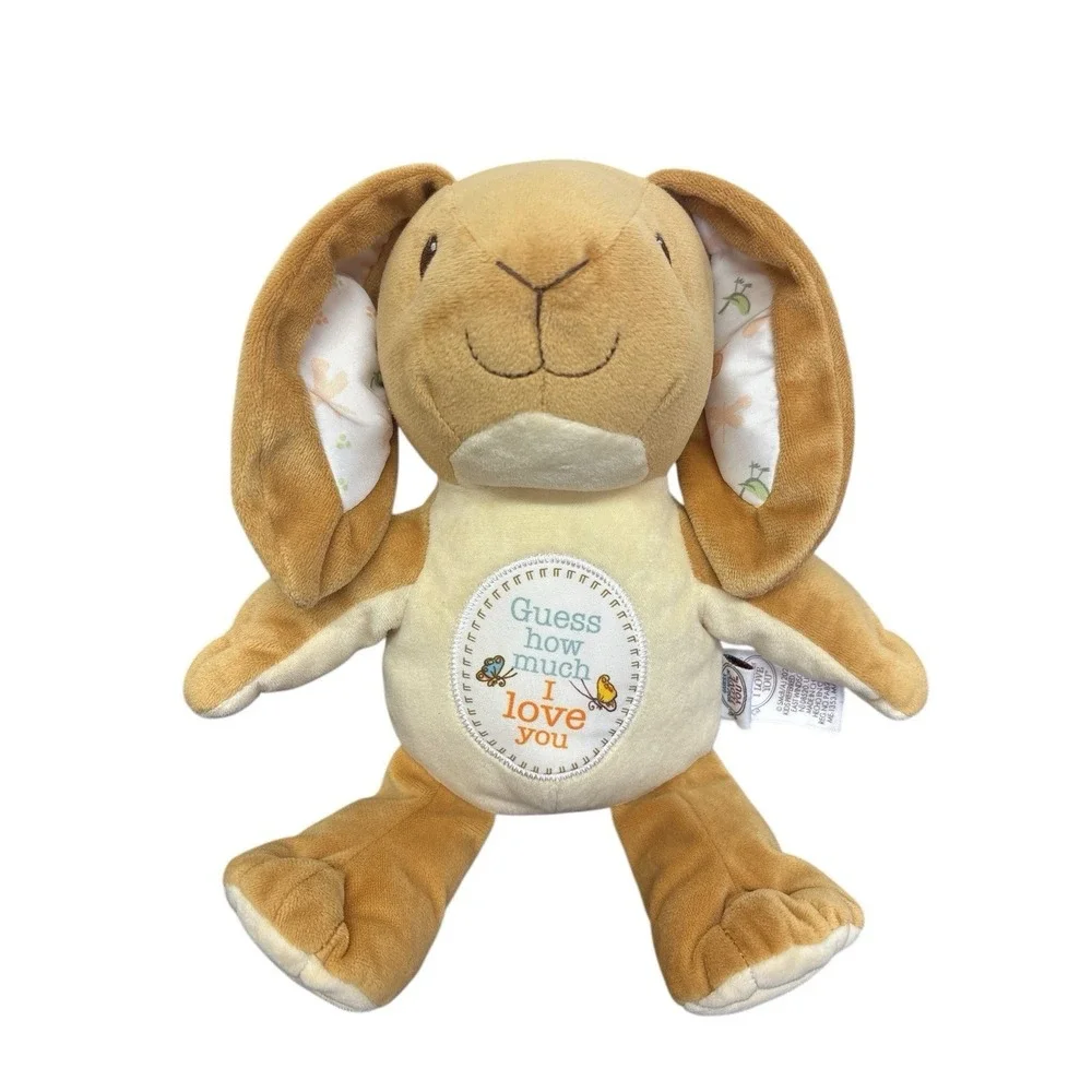 Guess How Much I Love You Plush Bunny‎ Rabbits Baby Lovey Soft Eyes Set of 2
